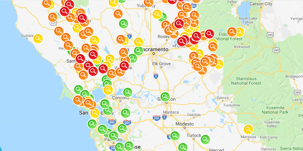 PG&E Power Shutdown In California